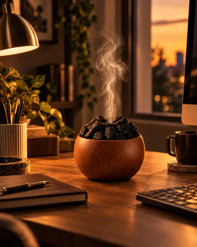 Humidificador Fogata en contexto editorial